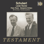 Peter Pears, Benjamin Britten: Schubert Lieder Recital